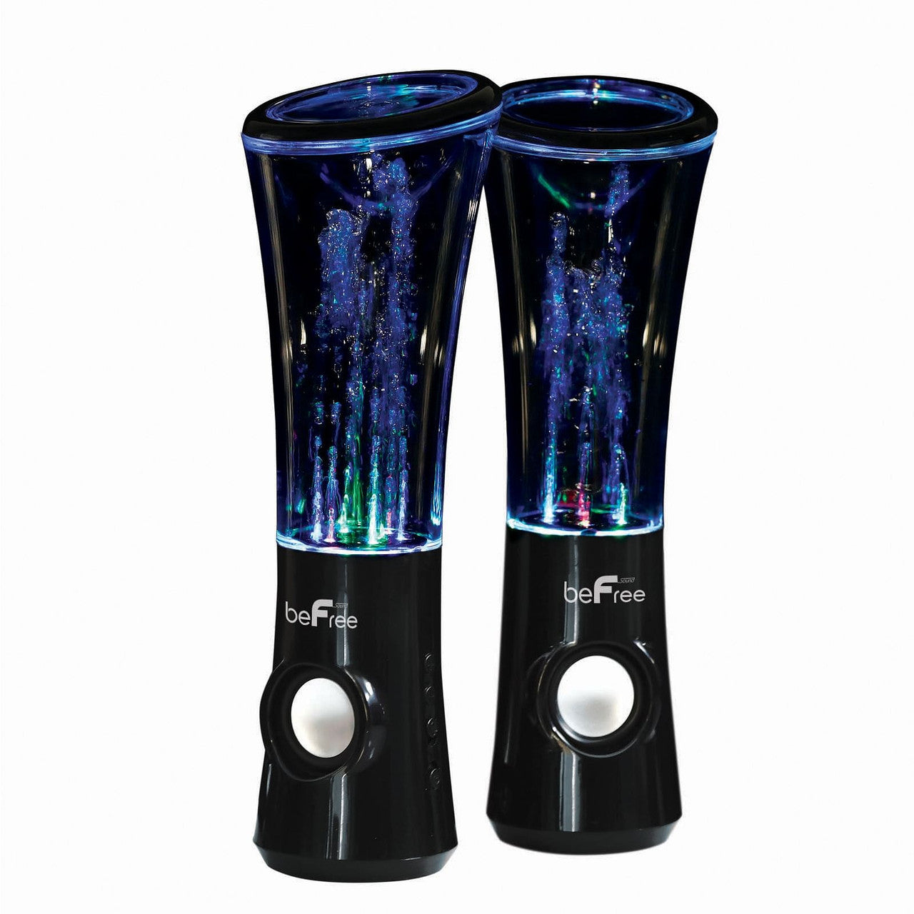 beFree Sound Multimedia Sound Reactive Color Changing LED and Dancing Water Bluetooth Computer Spea-0