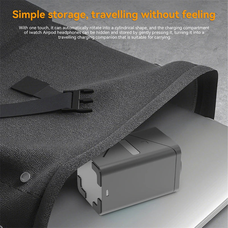 15W 3 in 1 Wireless Charging Station for iphone 16 Charger Cargador Inalambrico Magnetic Qi2  Wireless Charger Draadloze Oplader-4