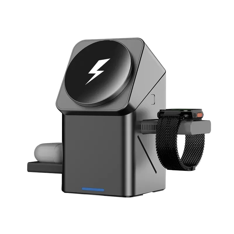 15W 3 in 1 Wireless Charging Station for iphone 16 Charger Cargador Inalambrico Magnetic Qi2  Wireless Charger Draadloze Oplader-0