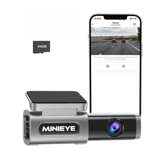 Dash Cam - 4K + 1080P Car Camera with ADAS Driver Alerts, 170° Wide View, Night Vision, Parking Mode, G-Sensor, Loop Recording A-0